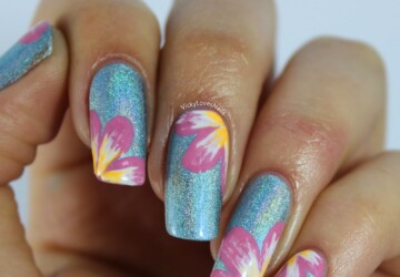 20 Delightful Spring Nails Art That Will Inspire You - spring nail art, Spring nail, nails, floral nail art, cute nails, colorful nail