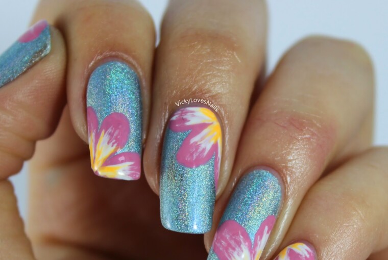 20 Delightful Spring Nails Art That Will Inspire You - spring nail art, Spring nail, nails, floral nail art, cute nails, colorful nail