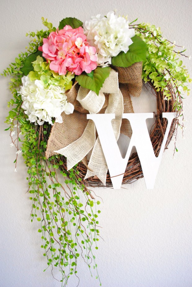 22 Enlivening Handmade Spring Wreath Designs (9)