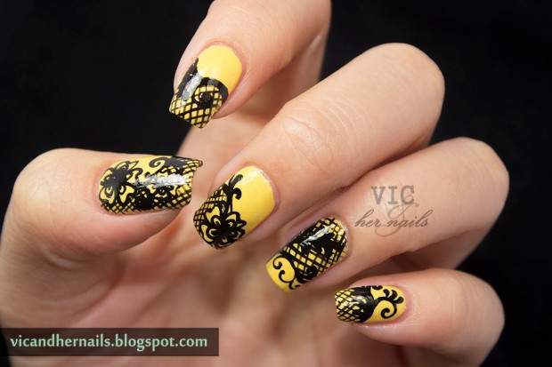 Source: vicandhernails.blogspot.com Different Shades of Yellow on Your Nails for Crazy Summer Nail Design (1)
