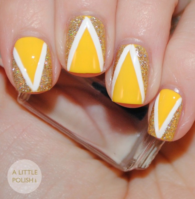 Different Shades of Yellow on Your Nails for Crazy Summer Nail Design (6)
