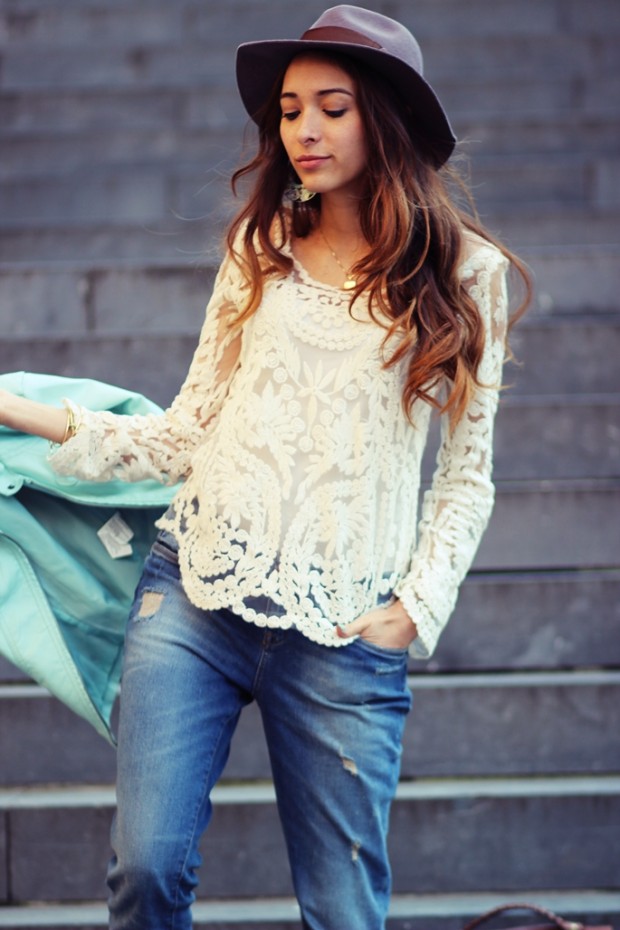 Lace for Romantic Chic Look 19 Amazing Outfit Ideas (8)