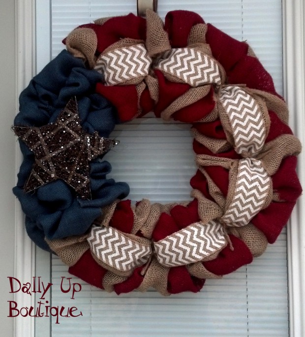 Buy it here: www.etsy.com 15 Festive Handmade 4th of July Wreath Designs (2)