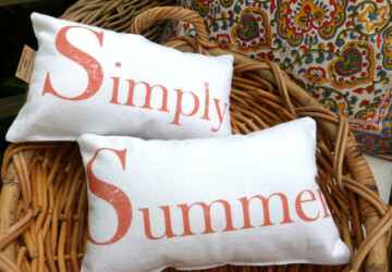 17 Fresh-looking Handmade Summer Pillow Designs - tree, throw, summer, star, pillows, pillowcase, Pillow, palm, linen, handmade, floral, diy, design, cushion, cover, cotton, case, burlap, beach