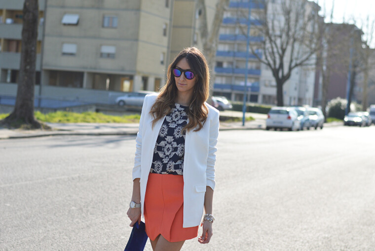 23 Incredible Combinations With White Blazers - women combinations, white blazers, outfit, Fashion for woman, casual outfit