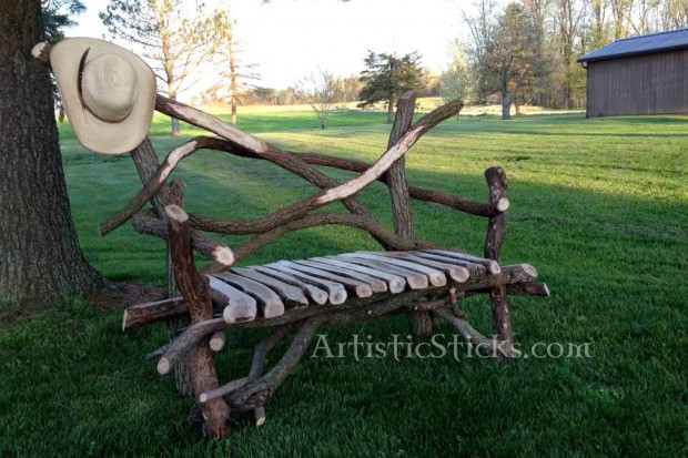 Buy it here: www.etsy.com 21 Amazing Outdoor Bench Ideas (1)