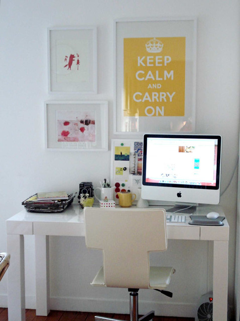 Pretty and girly home office (8)