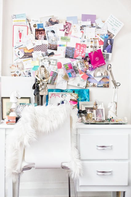 Pretty and girly home office (9)