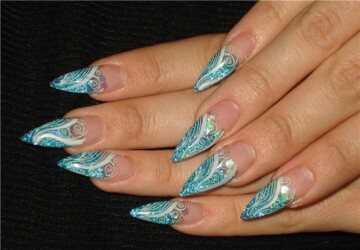 17 New Sharp Nails Style On Fashion Scene - summer nail design, summer ideas, sharp, New Sharp Nails, nails