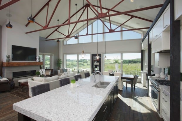 Source: malbechomes.com Open Concept Kitchen Living Room Design Ideas (3)