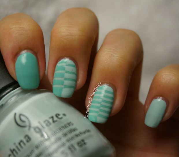 mint nail art (3)