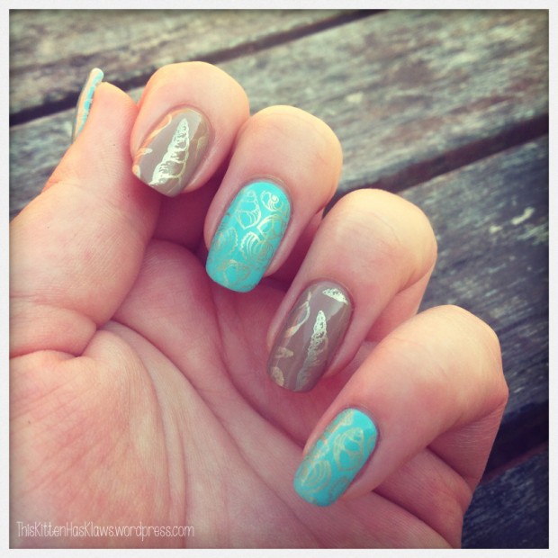 mint nail art (4)