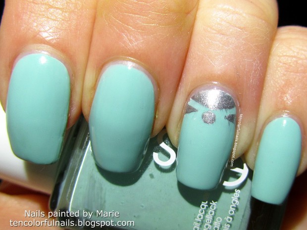 mint nail art (7)