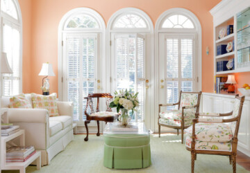 Soft Peach Color Walls for Sophisticated Interior Look - wall color, wall, Sophisticated interior look, peach color wall, peach color