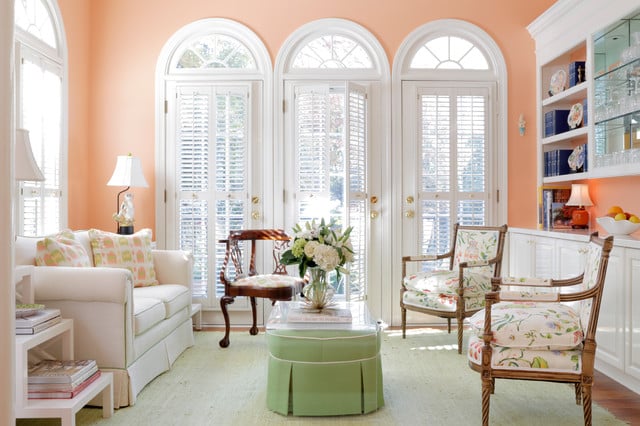 Soft Peach Color Walls for Sophisticated Interior Look - wall color, wall, Sophisticated interior look, peach color wall, peach color