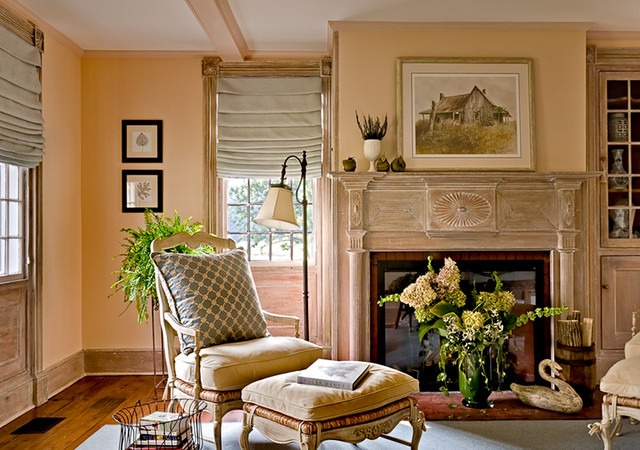Soft Peach Color Walls for Sophisticated Interior Look
