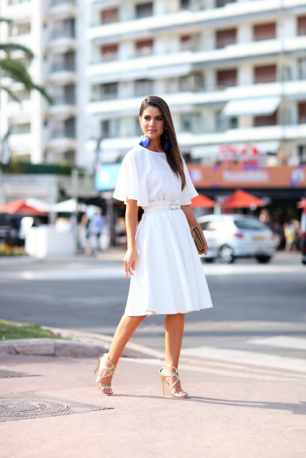 16 Adorable Outfit Ideas with White Dress for Fresh Summer Look - Style ...