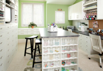 15 Creative Ideas How to Organize Your Craft Room - organization ideas, Organization, craft room design, craft room, craft organization