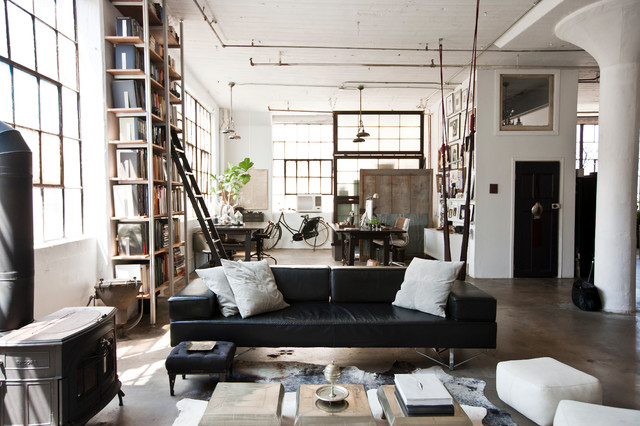 19 Urban Living Room Design Ideas in Industrial Style - urban interiors, living room design ideas, Living room, industrial style interior, industrial living room, industrial