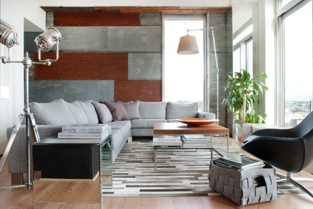 19 Urban Living Room Design Ideas in Industrial Style - Style Motivation