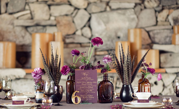 20 Romantic Decor Ideas for Fall Themed Wedding  (20)