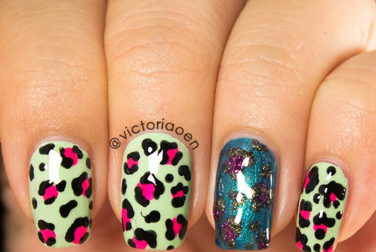 22 Adorable Animal Print Nail Art Ideas - nail art ideas, animal print nail art, animal print