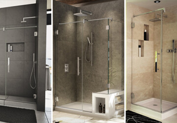 10 Beautiful Shower Designs For a Modern Bathroom - shower, residence, modern, luxury, interior, house, home, glass, furniture, decoration, contemporary, bathroom, bath