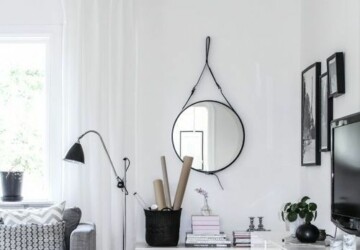 Creating Cosiness in an All-White Room - wall art, textures, scandinavian look, furniture, cosiness, accent colours