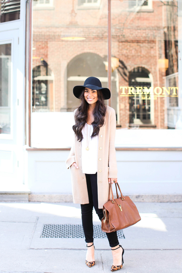 fall hat outfits