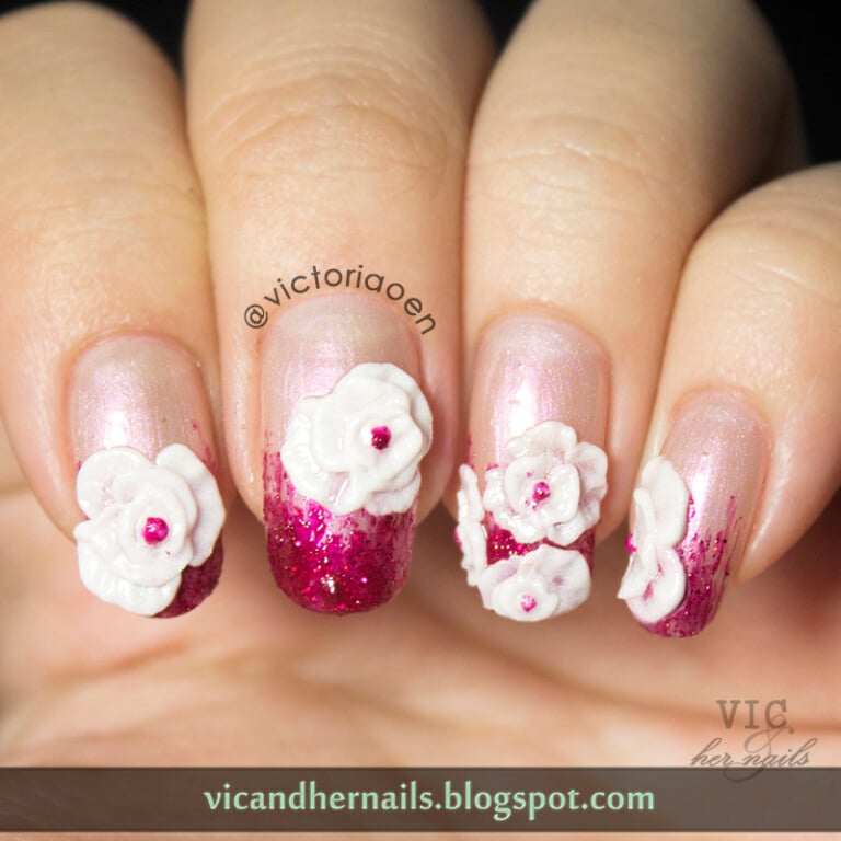 20 Pretty Floral Nail Art Ideas