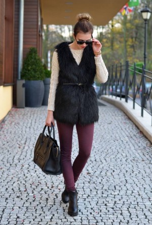 How to Wear Fur Vest: 18 Inspiring Outfit Ideas for This Season