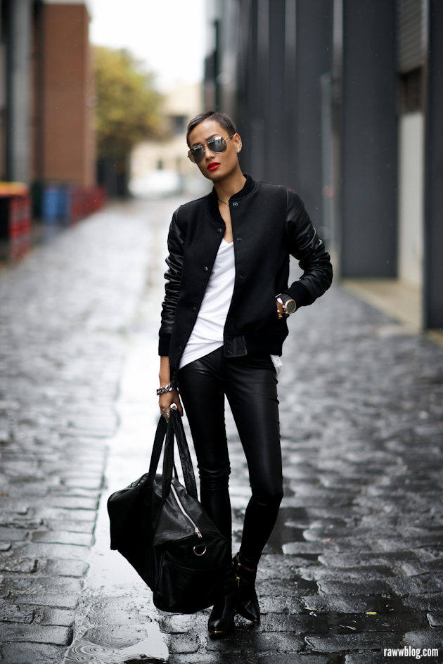 top to wear with leather pants