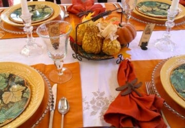 18 Amazing Thanksgiving Table Setting Ideas - Thanksgiving table settings, thanksgiving table decoration, thanksgiving decorations, Thanksgiving, table settings, table decoration