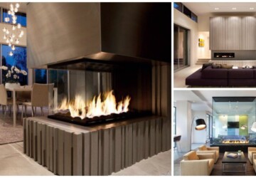 22 Modern Fireplace Design Ideas for Cozy Living Room Look - interior ideas, fireplace design, fireplace