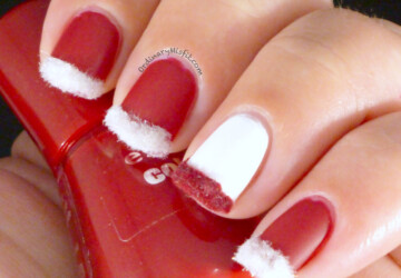 Waiting for the Most Beautiful Time of the Year - 20 Christmas Inspired Nail Art Ideas - nails, Nail Art, Christmas nails, Christmas