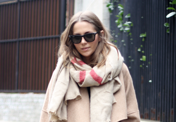 Oversized Scarf - Perfect Accessory for Street Style Look - winter outfit, scarves, Scarf, oversized scarf, outfit