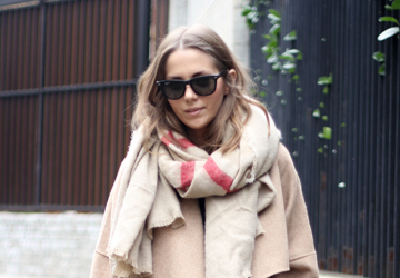 Oversized Scarf - Perfect Accessory for Street Style Look   - winter outfit, scarves, Scarf, oversized scarf, outfit