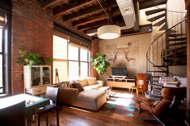 18 Fantastic Apartment Design Ideas In Industrial Style