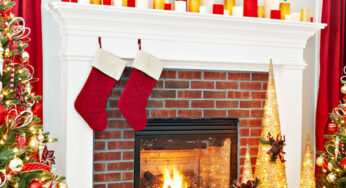 26 Gorgeous Fireplace Mantel Decoration Ideas for Christmas