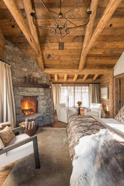 Cozy cabin fireplace  (10)