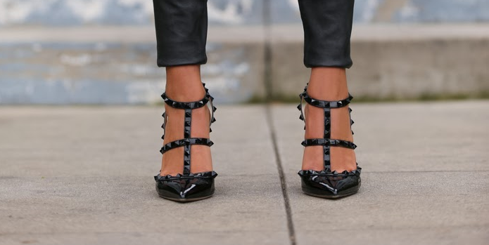 Edgy and Elegant Rockstud Pumps - 26 Outfit Ideas