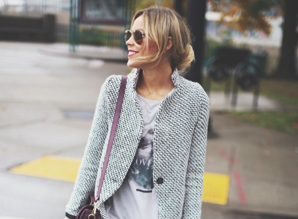 Tweed Jacket - Must Have Fashion Piece for Winter Season - 18 Outfit Ideas - winter outfit, tweed jacket, tweed coat, tweed blazer, tweed, Stylish
