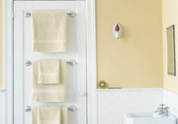 16 Clever DIY Storage Hacks for Small Bathrooms - Small Bathrooms, small bathroom storage, diy storage, diy hacks, diy bathroom storage