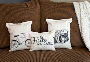 16 Fancy DIY Pillow Ideas – Creative and Easy - pillows, Pillow, diy pillows, diy pillow, diy, crafts