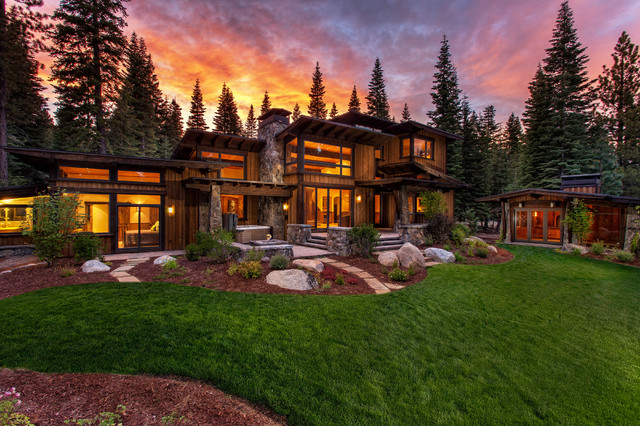 20 Stunning Mountain House Exterior Design Ideas - mountain house, houses, exterior design