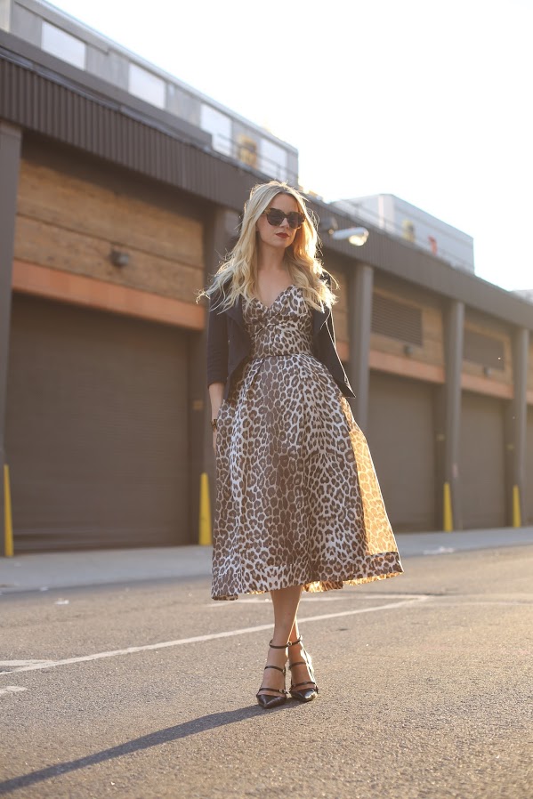 classy leopard print dress