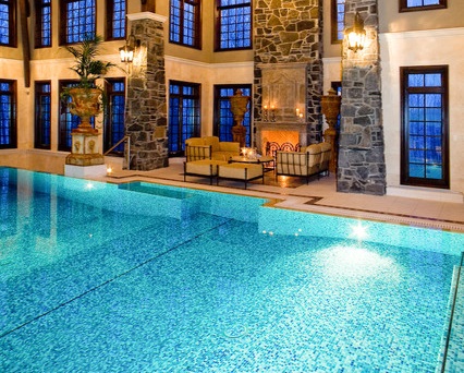23 Amazing Indoor Swimming Pool Ideas   - swimming pool, pool, indoor swimming pool, indoor