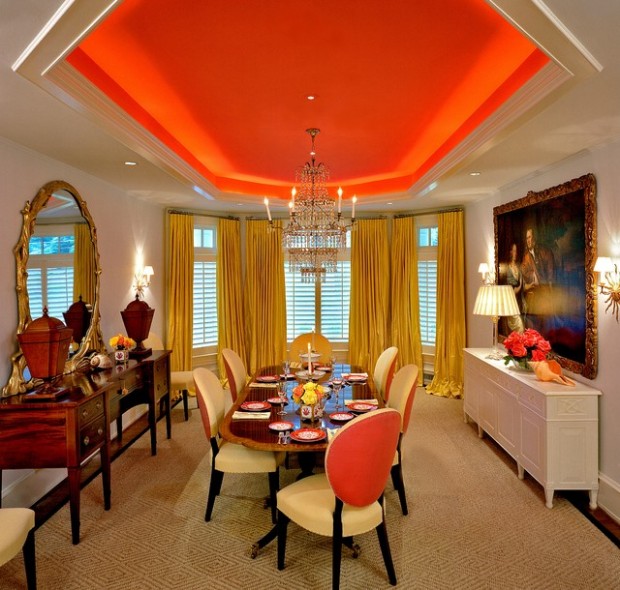 20 Amazing Dining Room Design Ideas With Tray Ceiling