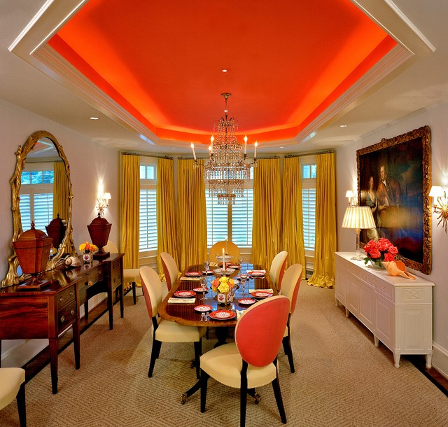 20 Amazing Dining Room Design Ideas with Tray Ceiling