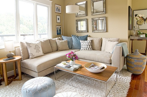 Black Sectional Couch Living Room Ideas - Black Sectionals